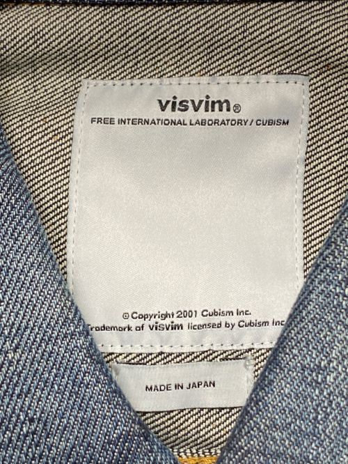 VISVIM（ビズビム）VISVIM (ビズビム) NONWASHED Denim Jean Jacket インディゴ サイズ:1の古着・服飾アイテム
