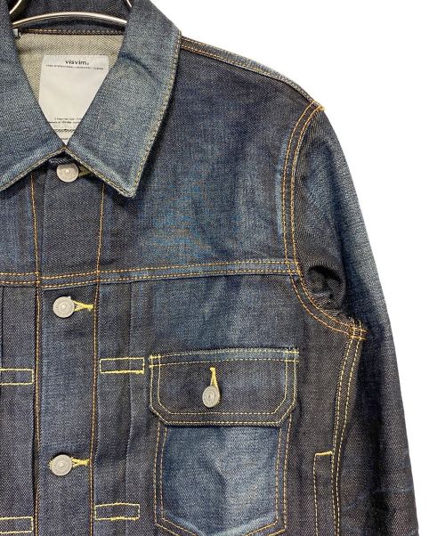 VISVIM（ビズビム）VISVIM (ビズビム) NONWASHED Denim Jean Jacket インディゴ サイズ:1の古着・服飾アイテム