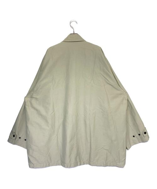 BALENCIAGA（バレンシアガ）BALENCIAGA (バレンシアガ) ロゴエンブロイダリーコート アイボリー サイズ:2の古着・服飾アイテム