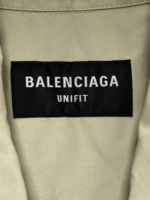BALENCIAGA（バレンシアガ）BALENCIAGA (バレンシアガ) ロゴエンブロイダリーコート アイボリー サイズ:2の古着・服飾アイテム