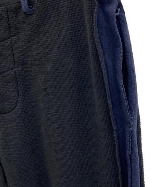 FACETASM（ファセッタズム）FACETASM (ファセッタズム) LAYERD WAFFLE PANTS ブラック サイズ:SIZE 4の古着・服飾アイテム