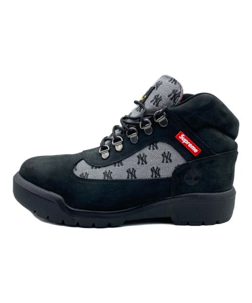 SUPREME（シュプリーム）SUPREME (シュプリーム) Timberland (ティンバーランド) NEW YORK YANKEES (ニューヨークヤンキース) Field Boot ブラック サイズ:26cm (US 8)の古着・服飾アイテム