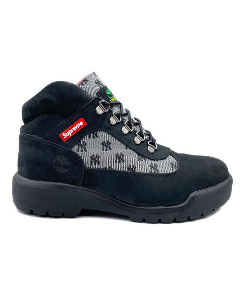 SUPREME（シュプリーム）SUPREME (シュプリーム) Timberland (ティンバーランド) NEW YORK YANKEES (ニューヨークヤンキース) Field Boot ブラック サイズ:26cm (US 8)の古着・服飾アイテム