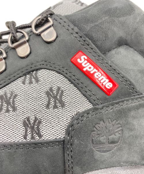 SUPREME（シュプリーム）SUPREME (シュプリーム) Timberland (ティンバーランド) NEW YORK YANKEES (ニューヨークヤンキース) Field Boot ブラック サイズ:26cm (US 8)の古着・服飾アイテム