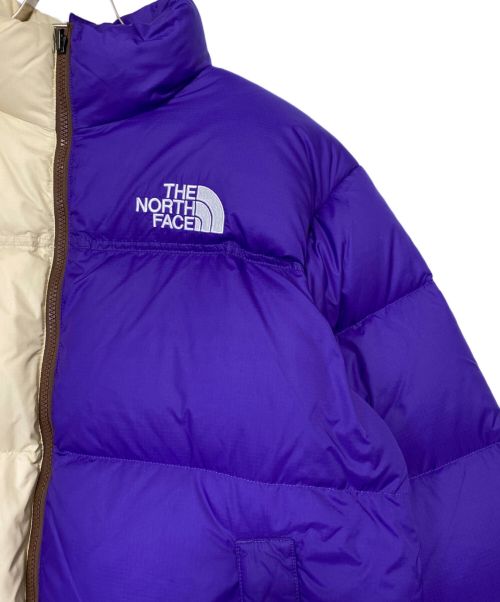 SUPREME（シュプリーム）SUPREME (シュプリーム) THE NORTH FACE (ザ ノース フェイス) Split NUPTSE JACKET パープル×ベージュ サイズ:Lの古着・服飾アイテム