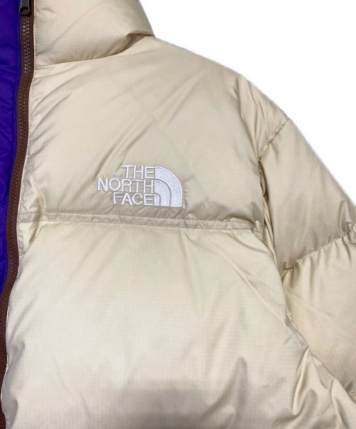 SUPREME（シュプリーム）SUPREME (シュプリーム) THE NORTH FACE (ザ ノース フェイス) Split NUPTSE JACKET パープル×ベージュ サイズ:Lの古着・服飾アイテム