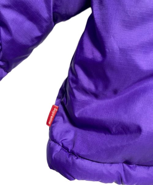 SUPREME（シュプリーム）SUPREME (シュプリーム) THE NORTH FACE (ザ ノース フェイス) Split NUPTSE JACKET パープル×ベージュ サイズ:Lの古着・服飾アイテム
