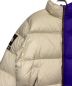 中古・古着 SUPREME (シュプリーム) THE NORTH FACE (ザ ノース フェイス) Split NUPTSE JACKET パープル×ベージュ サイズ:L：100000円