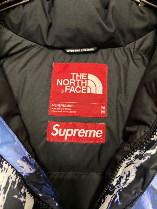 SUPREME（シュプリーム）SUPREME (シュプリーム) THE NORTH FACE (ザ ノース フェイス) Mountain Baltro Jacket ブルー×ホワイト サイズ:Mの古着・服飾アイテム