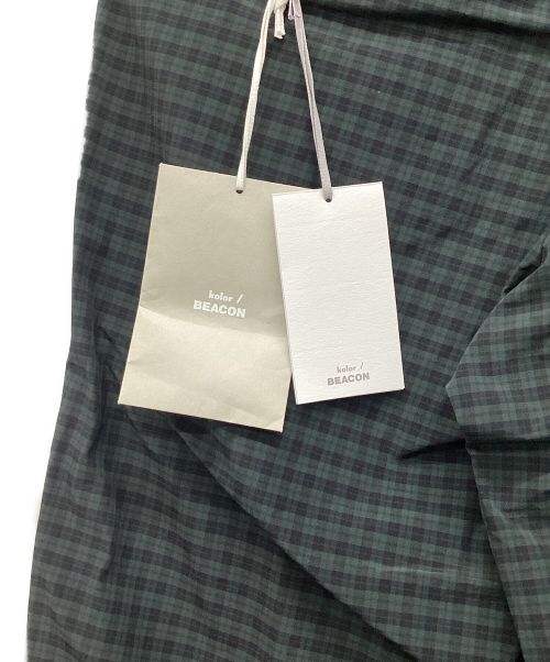kolor/BEACON（カラービーコン）kolor/BEACON (カラービーコン) スラックスパンツ グリーン サイズ:1の古着・服飾アイテム