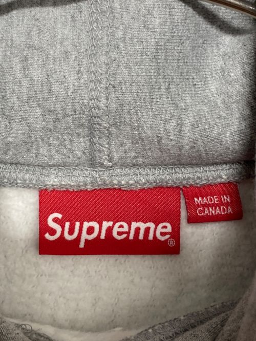 SUPREME（シュプリーム）SUPREME (シュプリーム) cross box logo hooded sweatshirt グレー サイズ:Mの古着・服飾アイテム