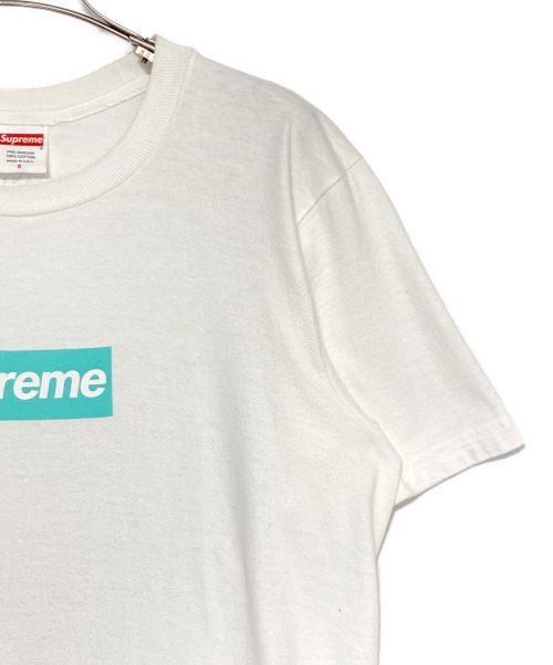 SUPREME（シュプリーム）SUPREME (シュプリーム) TIFFANY & Co. (ティファニー) Box Logo Tee ホワイト サイズ:Sの古着・服飾アイテム