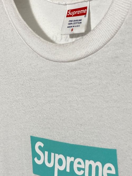 SUPREME（シュプリーム）SUPREME (シュプリーム) TIFFANY & Co. (ティファニー) Box Logo Tee ホワイト サイズ:Sの古着・服飾アイテム