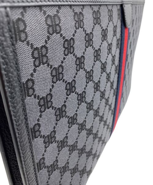 BALENCIAGA（バレンシアガ）BALENCIAGA (バレンシアガ) GUCCI (グッチ) THE Hacker Graffiti laptop Pouch Canvas Jacquard サイズ:-の古着・服飾アイテム