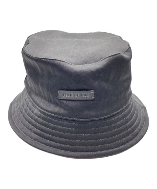 Fear Of God（フィア・オブ・ゴッド）Fear Of God (フィア・オブ・ゴッド) TECH NYLON BUCKET HAT ブラック サイズ:L/XLの古着・服飾アイテム
