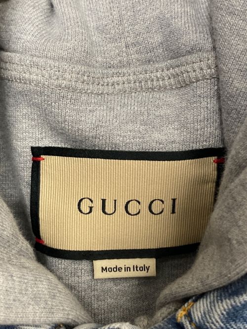 GUCCI（グッチ）GUCCI (グッチ) Hollywood Babylon Denim Hoodie Vest インディゴ サイズ:52の古着・服飾アイテム