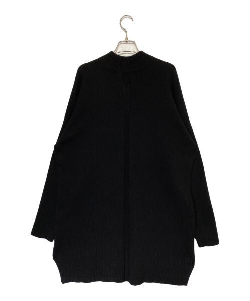 RICK OWENS（リックオウエンス）RICK OWENS (リックオウエンス) モックネックカシミアロングニット ブラック サイズ:XSの古着・服飾アイテム