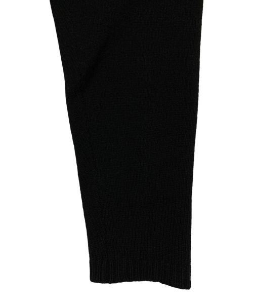 RICK OWENS（リックオウエンス）RICK OWENS (リックオウエンス) モックネックカシミアロングニット ブラック サイズ:XSの古着・服飾アイテム