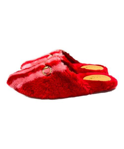 GUCCI（グッチ）GUCCI (グッチ) adidas (アディダス) ホースビットファーミュール レッド サイズ:35の古着・服飾アイテム