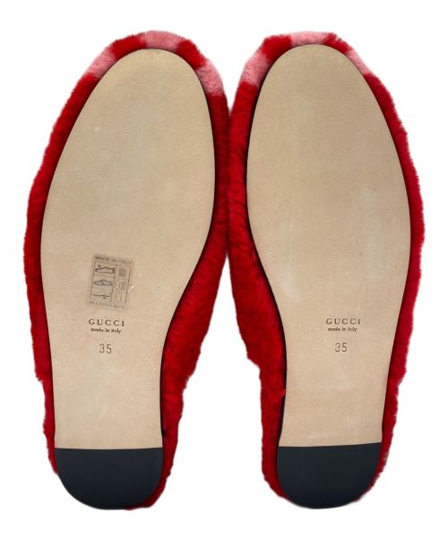 GUCCI（グッチ）GUCCI (グッチ) adidas (アディダス) ホースビットファーミュール レッド サイズ:35の古着・服飾アイテム