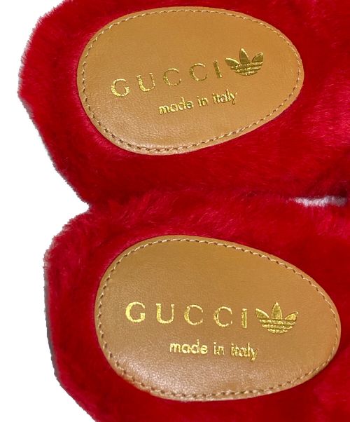 GUCCI（グッチ）GUCCI (グッチ) adidas (アディダス) ホースビットファーミュール レッド サイズ:35の古着・服飾アイテム
