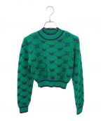GUCCI×adidasグッチ×アディダス）の古着「Wool Jacquard Sweater」｜グリーン