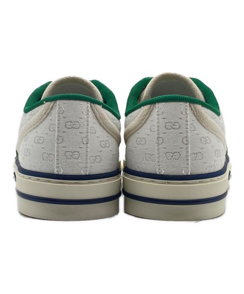GUCCI（グッチ）GUCCI (グッチ) グッチテニス 1977 GGローカットスニーカー ホワイト サイズ:34の古着・服飾アイテム