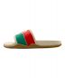 GUCCI (グッチ) インターロッキングG ラバースライドサンダル ベージュ サイズ:36：30000円
