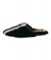 GUCCI (グッチ) adidas (アディダス) ホースビット ファー スリッパ フラットシューズ ブラック サイズ:35：30000円