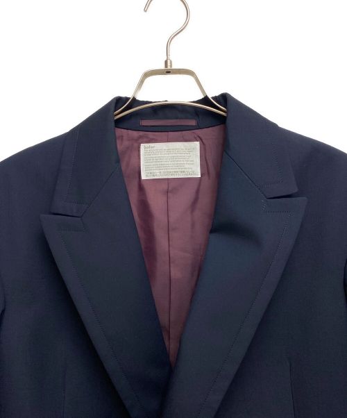 KOLOR（カラー）KOLOR (カラー) 23AW Sleeve Up Design Double Breasted Tailored Jacket （スリーブアップデザインダブルブレストテーラードジャケット） ネイビー サイズ:2の古着・服飾アイテム