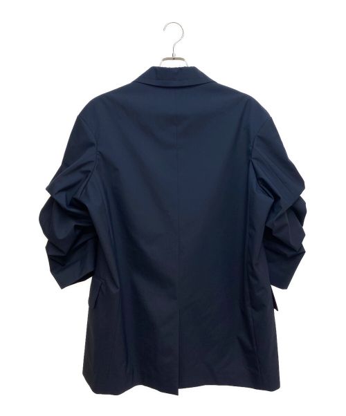 KOLOR（カラー）KOLOR (カラー) 23AW Sleeve Up Design Double Breasted Tailored Jacket （スリーブアップデザインダブルブレストテーラードジャケット） ネイビー サイズ:2の古着・服飾アイテム