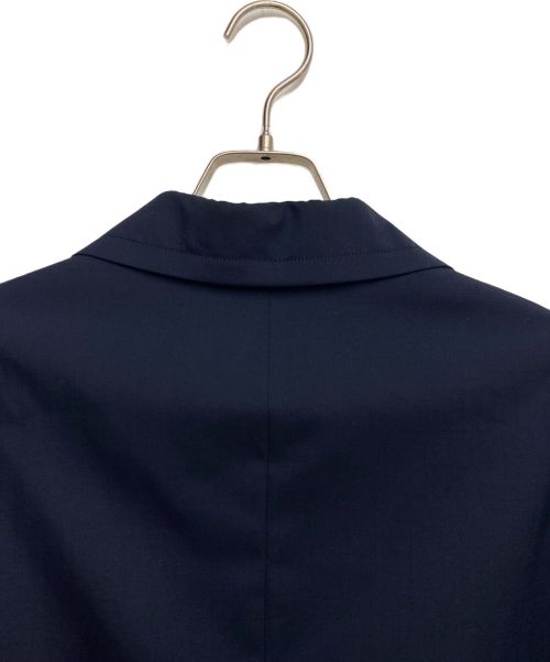 KOLOR（カラー）KOLOR (カラー) 23AW Sleeve Up Design Double Breasted Tailored Jacket （スリーブアップデザインダブルブレストテーラードジャケット） ネイビー サイズ:2の古着・服飾アイテム