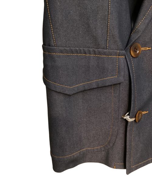 KOLOR（カラー）KOLOR (カラー) Docking Denim Jacket (ドッキングデニムジャケット) インディゴ サイズ:2の古着・服飾アイテム