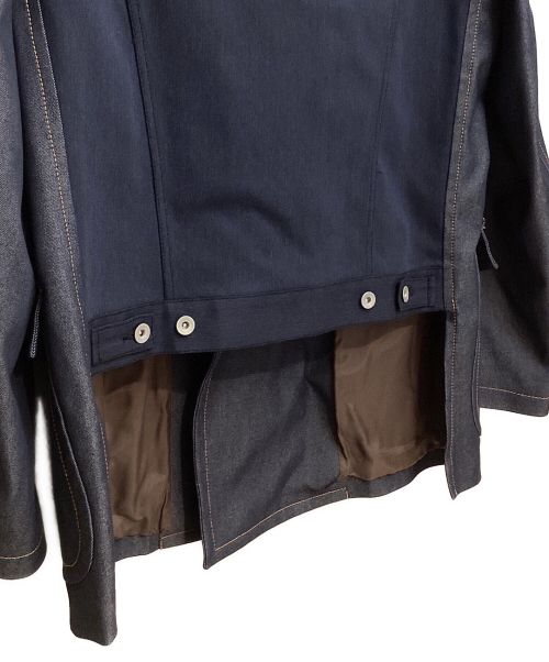 KOLOR（カラー）KOLOR (カラー) Docking Denim Jacket (ドッキングデニムジャケット) インディゴ サイズ:2の古着・服飾アイテム