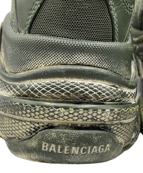 BALENCIAGA（バレンシアガ）BALENCIAGA (バレンシアガ) Triple S オリーブ サイズ:43の古着・服飾アイテム