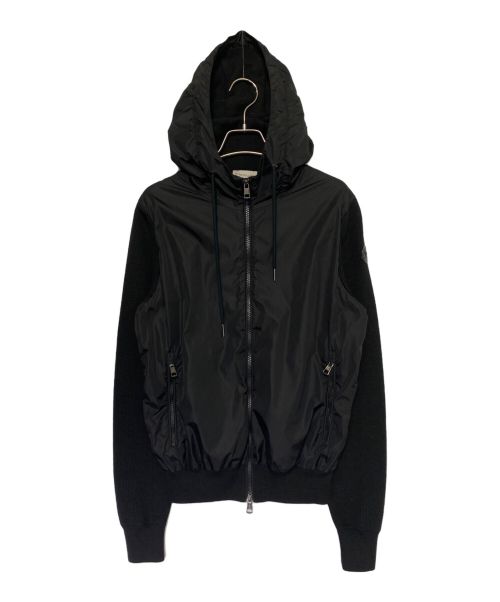 MONCLER（モンクレール）MONCLER (モンクレール) ニットジャケット ブラック サイズ:Sの古着・服飾アイテム