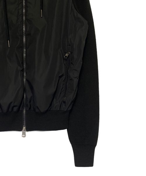 MONCLER（モンクレール）MONCLER (モンクレール) ニットジャケット ブラック サイズ:Sの古着・服飾アイテム
