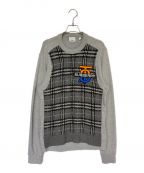 BURBERRYバーバリー）の古着「クルーネックスウェット」｜グレー