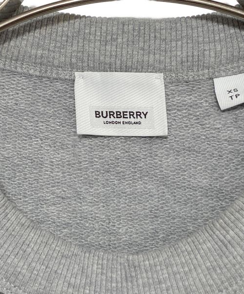 BURBERRY（バーバリー）BURBERRY (バーバリー) クルーネックスウェット グレー サイズ:XSの古着・服飾アイテム