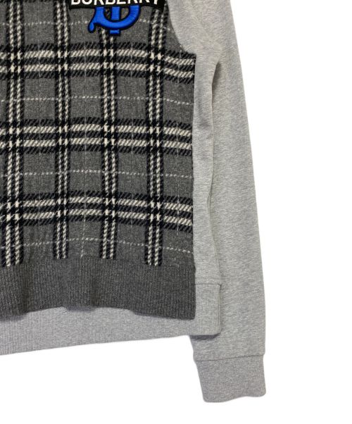 BURBERRY（バーバリー）BURBERRY (バーバリー) クルーネックスウェット グレー サイズ:XSの古着・服飾アイテム