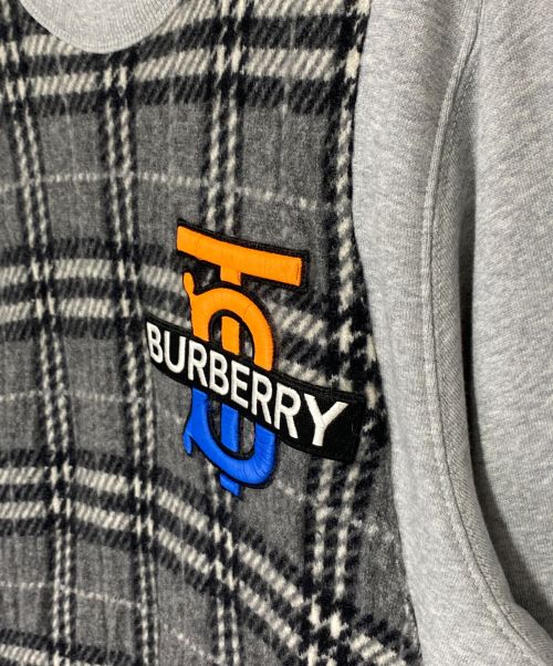 BURBERRY（バーバリー）BURBERRY (バーバリー) クルーネックスウェット グレー サイズ:XSの古着・服飾アイテム