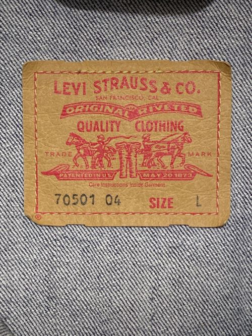 LEVI'S（リーバイス）LEVI'S (リーバイス) 1st TYP デニムジャケット インディゴ サイズ:Lの古着・服飾アイテム