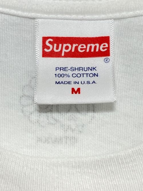 SUPREME（シュプリーム）SUPREME (シュプリーム) 村上隆 (ムラカミタカシ) COVID-19 Relief Box Logo Tee ホワイト サイズ:Mの古着・服飾アイテム