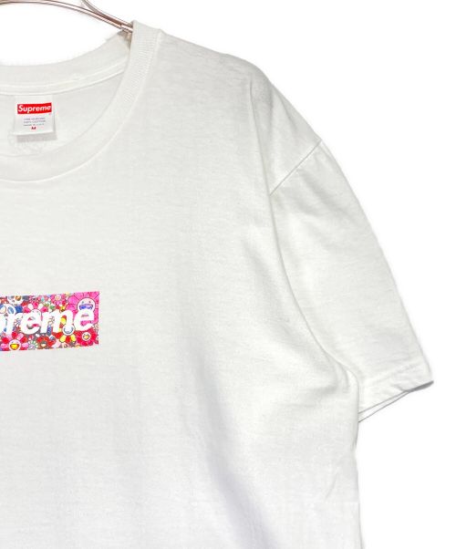 SUPREME（シュプリーム）SUPREME (シュプリーム) 村上隆 (ムラカミタカシ) COVID-19 Relief Box Logo Tee ホワイト サイズ:Mの古着・服飾アイテム