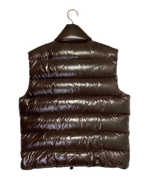 MONCLER（モンクレール）MONCLER (モンクレール) ダウンベスト ブラウン サイズ:3の古着・服飾アイテム