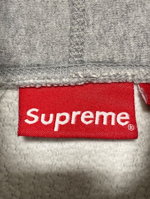 SUPREME（シュプリーム）SUPREME (シュプリーム) Cross Box Logo Hooded Sweatshirt グレー サイズ:Mの古着・服飾アイテム