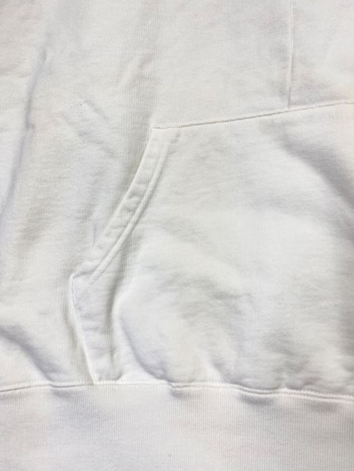 SUPREME（シュプリーム）SUPREME (シュプリーム) COMME des GARCONS SHIRT (コムデギャルソンシャツ) Split Box Logo Hooded Sweatshirt ホワイト サイズ:Lの古着・服飾アイテム