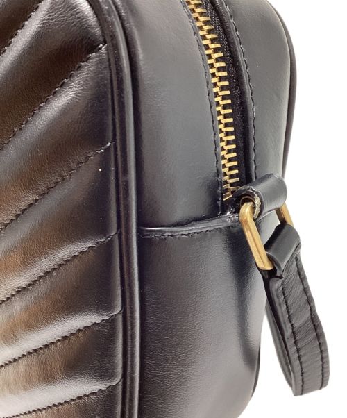 Saint Laurent Paris（サンローランパリ）Saint Laurent Paris (サンローランパリ) Lou Camera Bag (ルーカメラバッグ) ブラックの古着・服飾アイテム