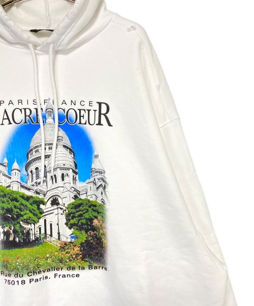 BALENCIAGA（バレンシアガ）BALENCIAGA (バレンシアガ) Sacre Coeur HOODIE ホワイト サイズ:Mの古着・服飾アイテム