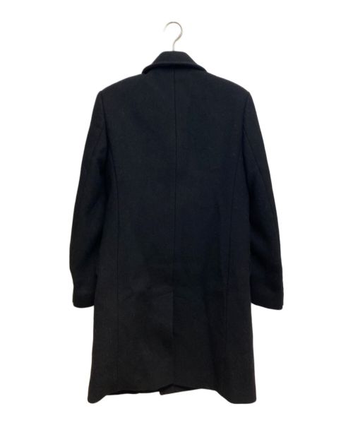 Saint Laurent Paris（サンローランパリ）Saint Laurent Paris (サンローランパリ) Wool Chester Coat (ウールチェスターコート) ブラック サイズ:46の古着・服飾アイテム